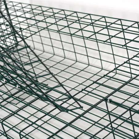 Lot de 5 nasses à rats musqués - 2 entrées 100x16x34 cm