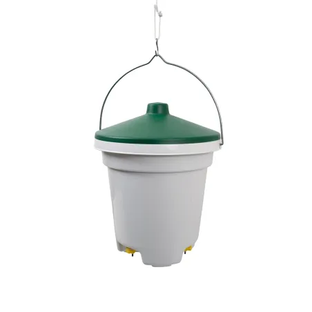 Abreuvoir 12L à 3 pipettes jaunes pour volailles - Olba