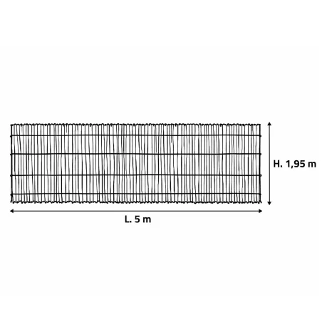 Canisse bambou 5m x 1,95m - Occultation naturelle