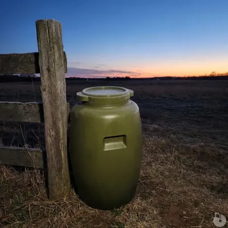 Bidon 60L pour agrainage ou réserve d'eau - Ø34cm x H67cm