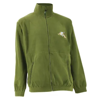 Blouson polaire broderie canard kaki M à 3XL