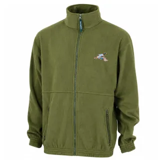Blouson polaire broderie canard kaki M à 3XL