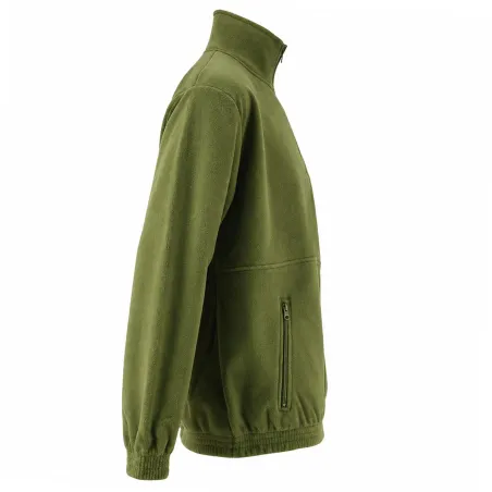 Blouson polaire broderie canard kaki M à 3XL