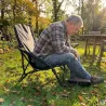 Chaise Easy C3 noire pliable - Acier & polyester 600D