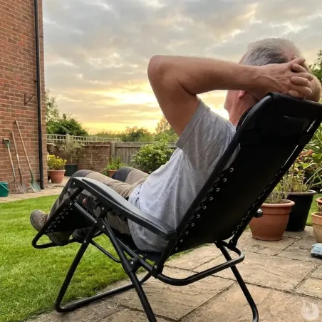Fauteuil relax acier 5 positions - Confort extérieur