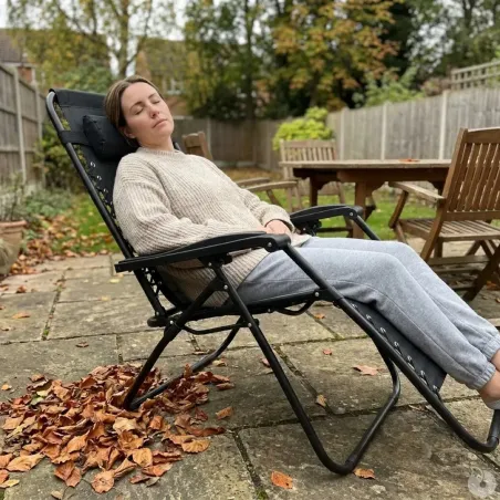 Fauteuil relax acier 5 positions - Confort extérieur