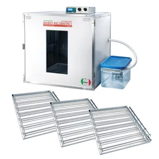 Couveuse évolutive 147 œufs + 3 tiroirs + kit humidification