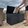 Coffre rangement extérieur 170 L résistant et pratique