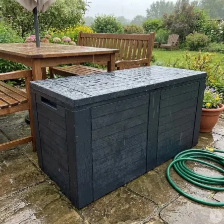 Coffre rangement extérieur 170 L résistant et pratique