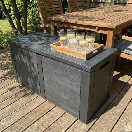 Coffre extérieur 240L résistant UV et intempéries