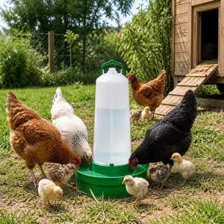 Abreuvoir profond 12L pour volailles et pigeons
