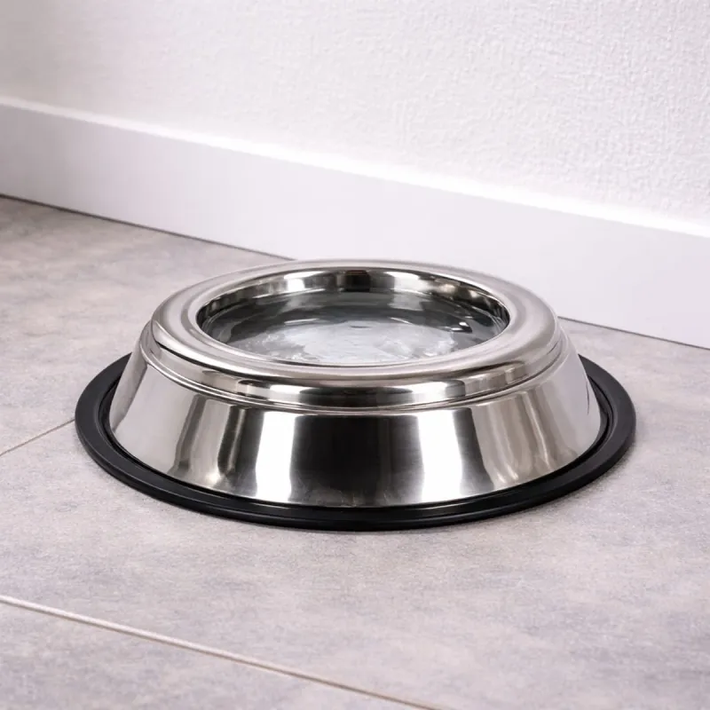 Gamelle inox anti-débordement pour trajets sécurisés