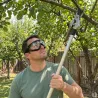 Lunettes de protection ajustables anti-rayures noires