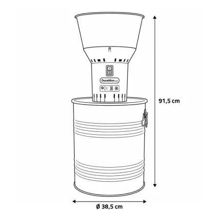Moulin électrique 1200W pour céréales - 4 grilles incluses