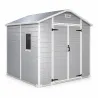 Abri Lys plastique 2 portes - 4,18m² - Hauteur 222 cm