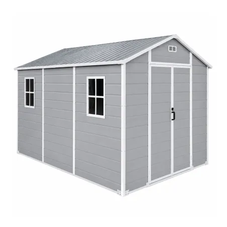 Abri Lys plastique 230 cm - 2 portes - 6,88 m² rangement