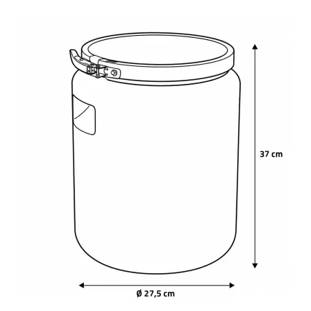 Bidon 20L pour moulin à céréales Vercella - ET