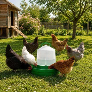 Abreuvoir profond 8,5L pour volailles et pigeons