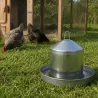 Abreuvoir galvanisé 8L pour poules - Double paroi GAUN
