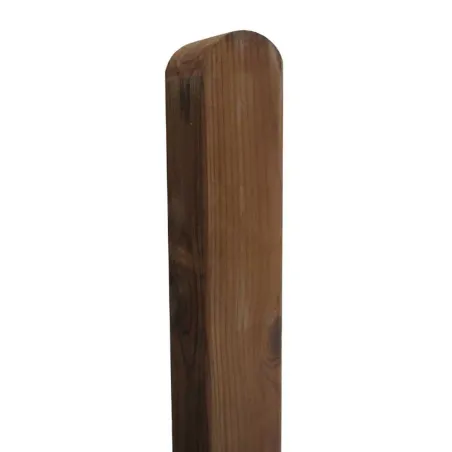 Kit clôture bois 9m - Panneaux 180x2,5 cm résistants
