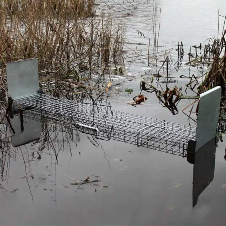 Cage-piège Strong à glissière 180x34cm - 3 poignées anti-nuisibles