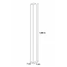 Kit clôture bois 27m - Panneaux 180x3,5 cm résistants