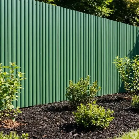 Canisse PVC occultante 1,5x3m vert - Kit fixation inclus