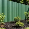 Canisse PVC occultante 1,5x3m vert - Kit fixation inclus