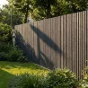 Canisse PVC gris 1,5x3m - Kit occultation double face