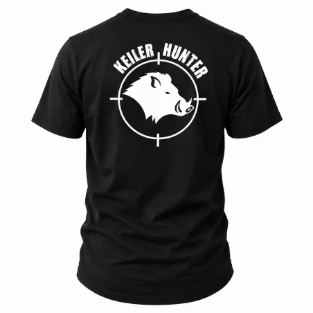 T-Shirt Keiler Hunter noir coton 190g/m² manches courtes