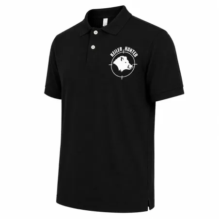 Polo Keiler Hunter noir - Confort et style pour éleveurs