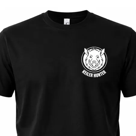 T-Shirt Keiler Hunter noir coton 190g/m² manches courtes