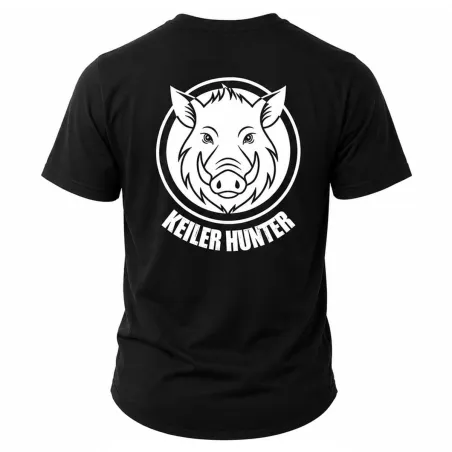 T-Shirt Keiler Hunter noir coton 190g/m² manches courtes
