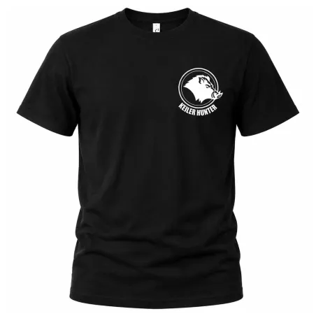 T-Shirt Keiler Hunter noir coton 190g/m² manches courtes