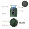 Répulsif solaire ultrasons 360° - Étanche IP65 - Anti-nuisibles