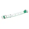 Collier ajustable moutons/chèvres en nylon vert 60cm