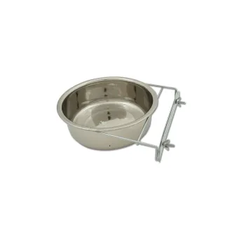 Mangeoire chenil inox 23 cm - Fixation murale 2,8 L