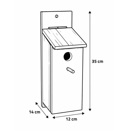 Kit nichoir en bois à assembler - Activité ludique