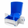 Lot de 2 abreuvoirs cage galvanisés - fixation bouteille