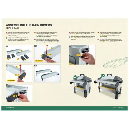 Mangeoire Robust® 24kg - Acier galvanisé pour volailles