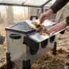 Mangeoire Robust® 18kg - Acier galvanisé anti-pluie volailles