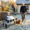 Mangeoire Robust® 18kg - Acier galvanisé anti-pluie volailles