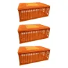 3 caisses transport volailles - robustes et empilables