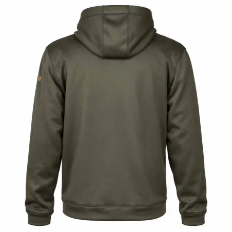 Sweat kaki Percussion doublé polaire pour extérieur