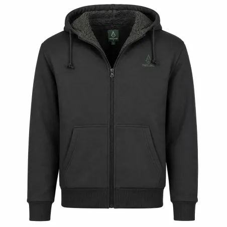 Sweat polaire zippé Treeland vert - Chasse & extérieur