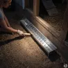 Mangeoire volaille galvanisée 75 cm anti-gaspi