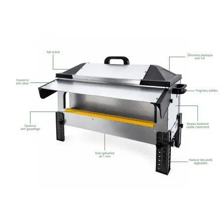 Mangeoire Robust® 18kg - Acier galvanisé pour volailles