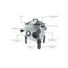 Mangeoire Robust® 16kg - Acier galvanisé anti-pluie