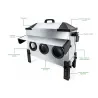 Mangeoire Robust® 18kg - Acier galvanisé anti-pluie volailles
