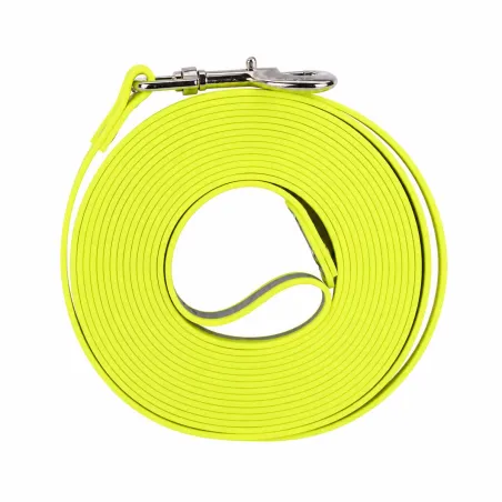 Longe silicone jaune fluo 5m - Visibilité optimale